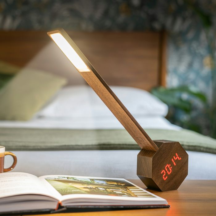 Octagon One Plus Portable Alarm Clock Desk Light
